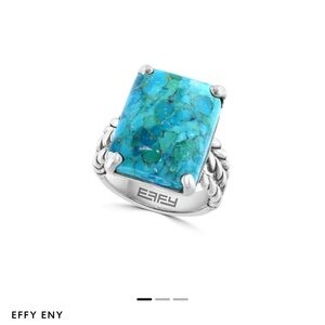 Effy Blue Silver Statement Ring